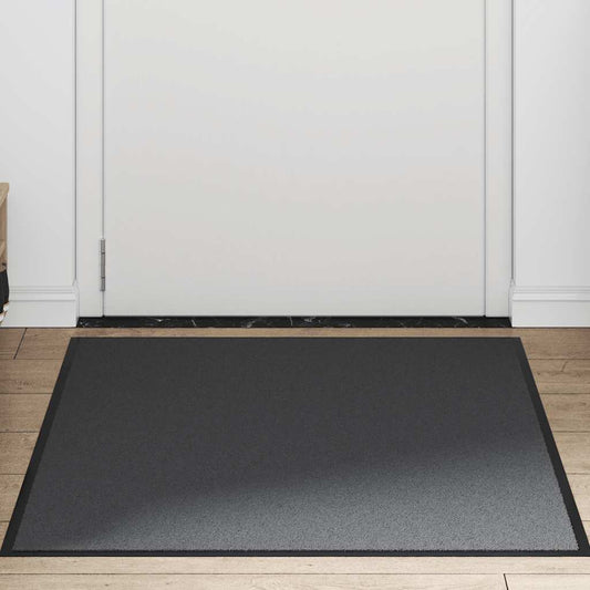 Antracit dørmåtte 90x150 cm