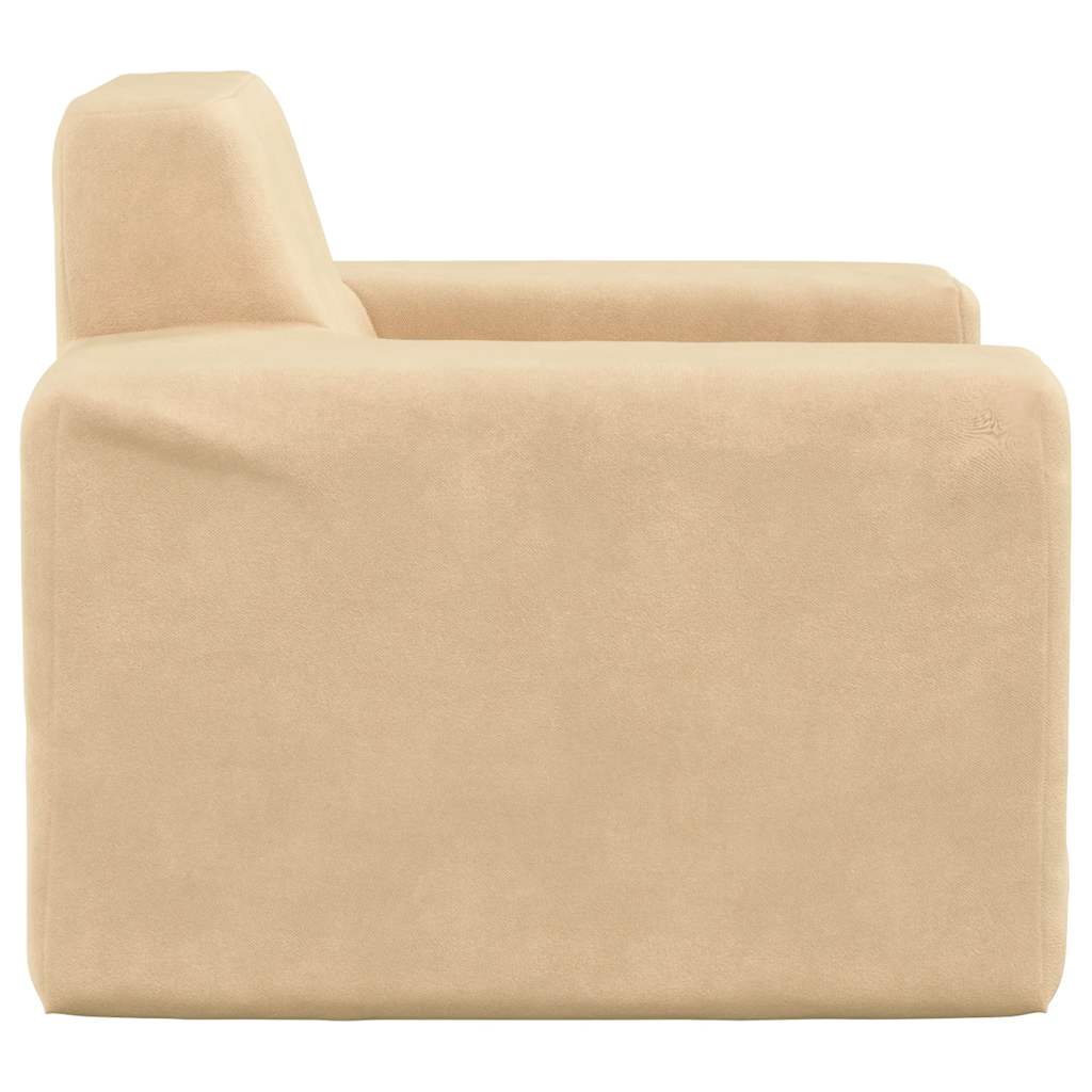 Børnesofa Creme Soft Plys