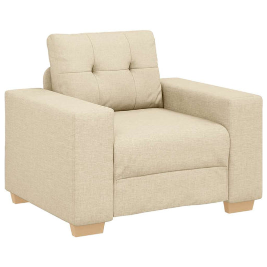 Sofa-Sessel Creme 60 cm Stoff