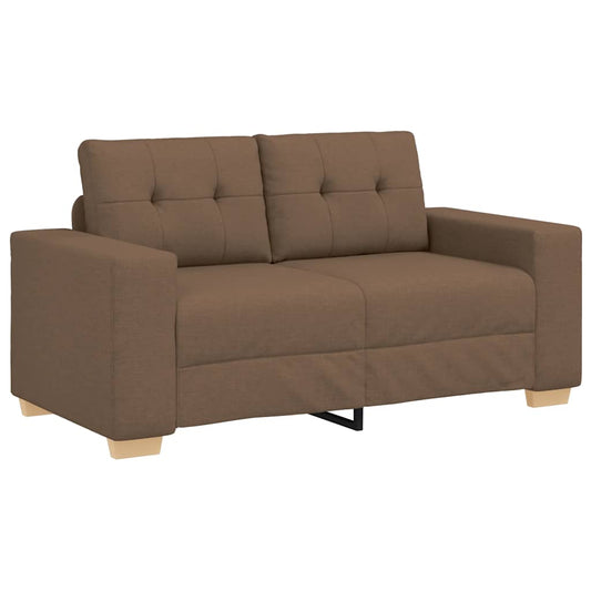 Loveseat-Sofa Braun 120 cm Stoff