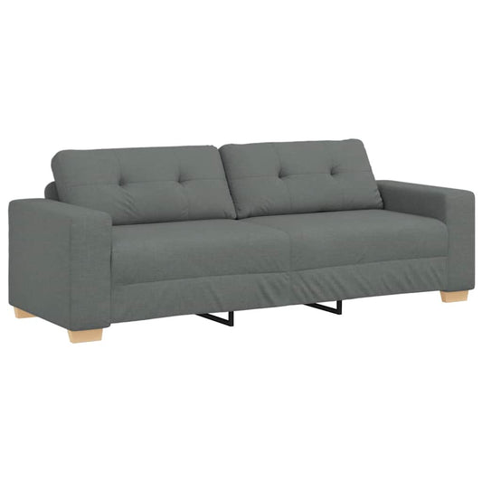 3-Sitzer-Sofa Dunkelgrau 180 cm Stoff