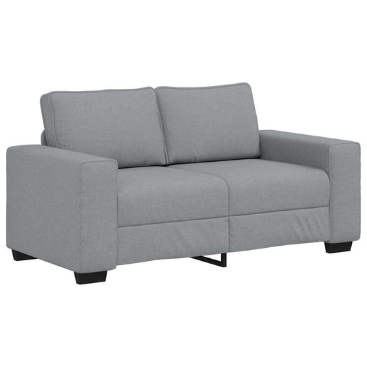 2-Sitzer-Sofa Hellgrau 120 cm Stoff