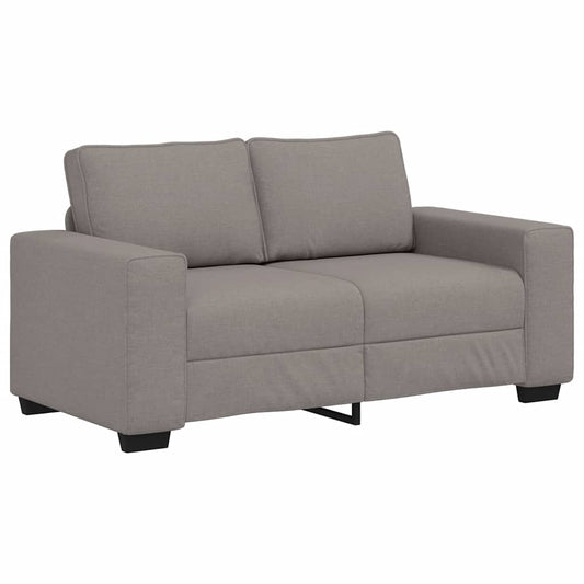 2-Sitzer-Sofa Taupe 120 cm Stoff