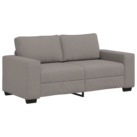 2-Sitzer-Sofa Taupe 140 cm Stoff