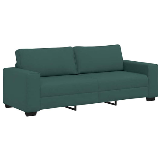 3-Sitzer-Sofa Dunkelgrün 180 cm Stoff
