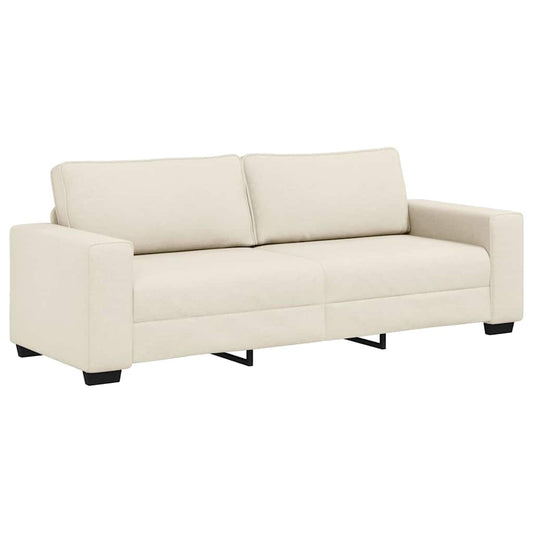 | Sofa | mit Kissen mit Kissen Beige 221 x 77 x 82 cm Leinen