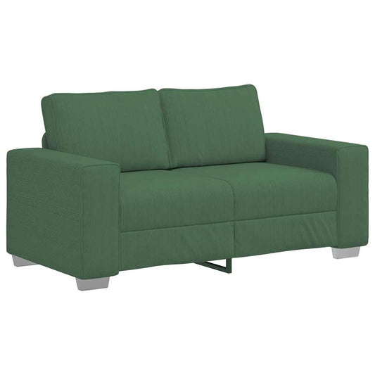 Zweisitzer-Sofa Dunkelgrün 120 cm Cordstoff