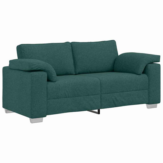 Sofa Dunkelgrün 180 x 77 x 82 cm Stoff
