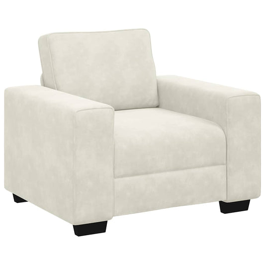 Sessel Creme 60 cm Samt