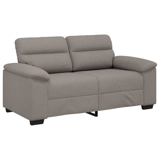 2-Sitzer-Sofa Taupe 120 cm Stoff