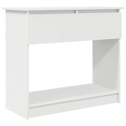 Konsolentisch mit Schubladen Weiß 85,5x38,5x74,5 cm