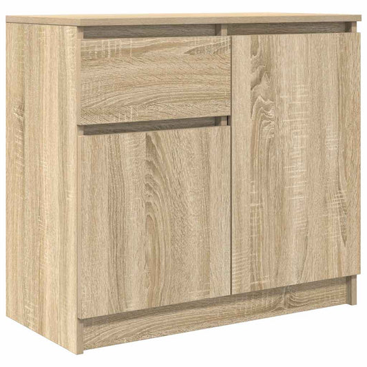 Sideboard mit Schublade Sonoma-Eiche 71x35x65 cm Holzwerkstoff