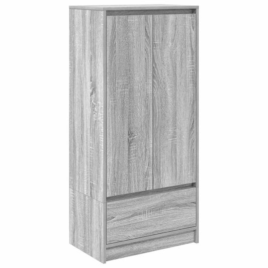 Schrank mit Schublade Grau Sonoma 55,5x34x119,5cm Holzwerkstoff