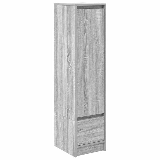 Highboard Grau Sonoma 29,5x34x119,5 cm Holzwerkstoff