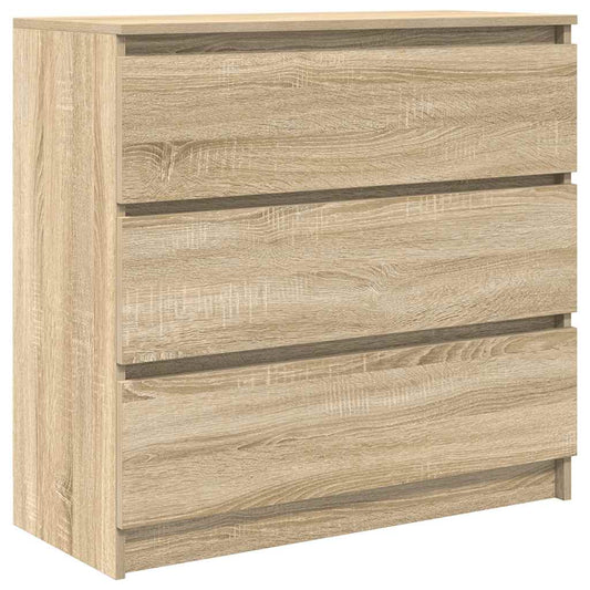 Sideboard Sonoma-Eiche 80x35x76 cm Holzwerkstoff