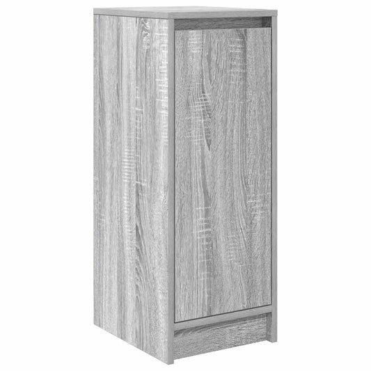 Schuhschrank Grau Sonoma 29,5x34x76 cm Holzwerkstoff