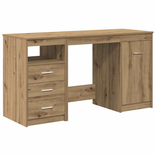 Schreibtisch mit Schrank Artisan Oak Engineered Wood