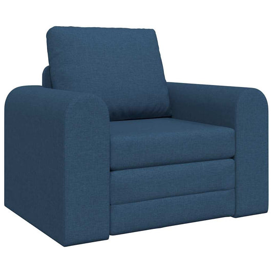 Schlafsofa Blau 98 x 71 x 83 cm Samt