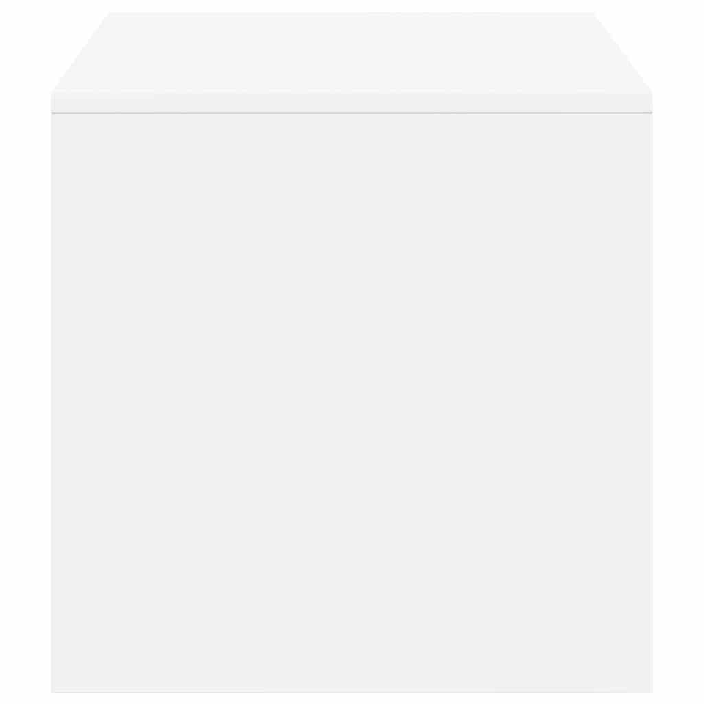 TV-skab Hvid 100x40x40 cm Træ Materiale