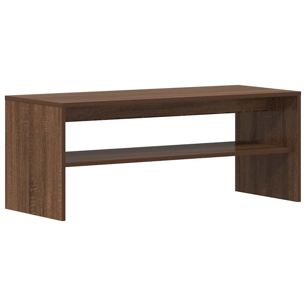 TV-skab Brun Eg Look 100x40x40 cm Træ Materiale