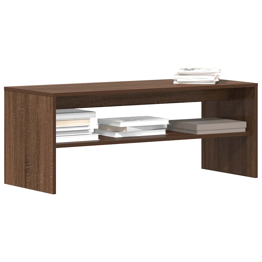 TV-skab Brun Eg Look 100x40x40 cm Træ Materiale