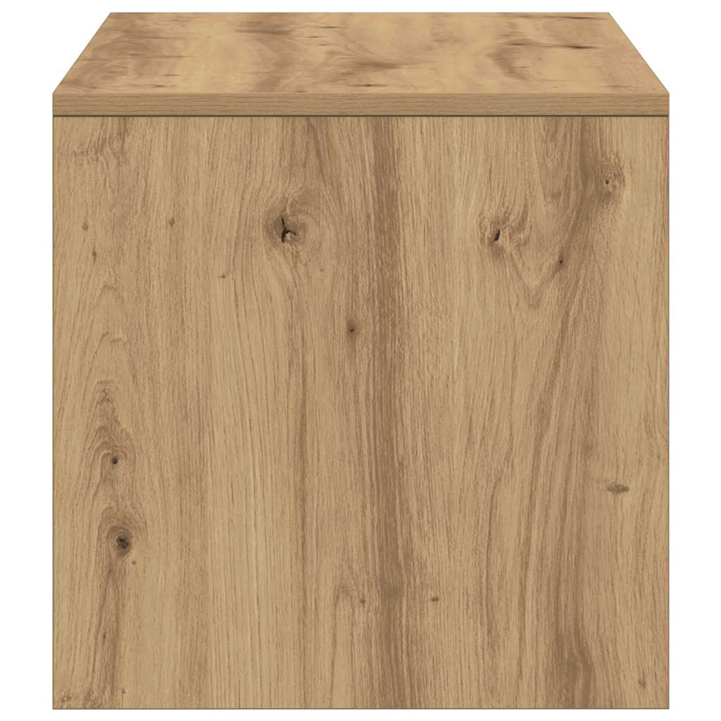 TV-hylde Håndværks eg 100x40x40 cm træmateriale