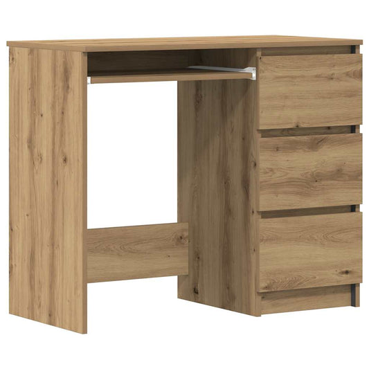 Schreibtisch Artisan-Eiche 90x45x76 cm Holzwerkstoff