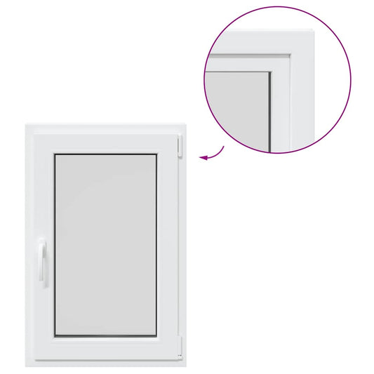 Kellerfenster RISOR 60x90 cm Dreh Kipp DIN Rechts Weiß