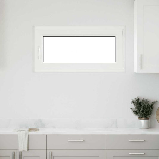 Kellerfenster "RISOR" 100x50 cm Drehkipp DIN Rechts Weiß