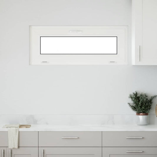 Kellerfenster RISOR 110x40 cm Kipp 2-fach Verglasung Weiß