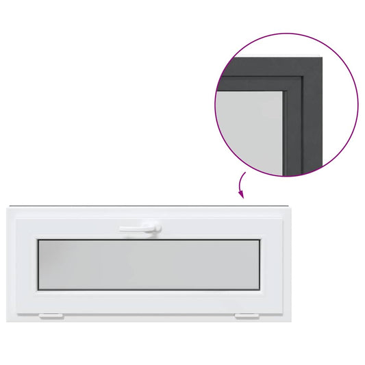 Kellerfenster RISOR 110x40 cm Kipp 3-fach Verglasung Anthrazit