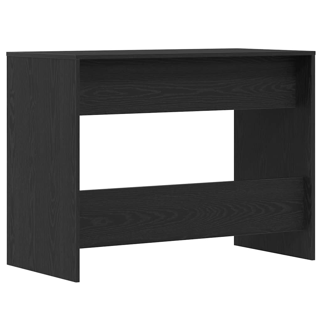 Skrivebord Sort Eg Look 101x50x76,5 cm Træmateriale