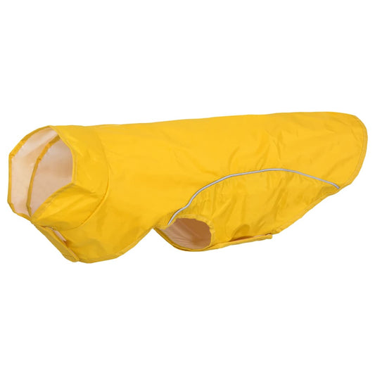Hunde Regenmantel mit Reflexstreifen Polyester Gelb 2XL