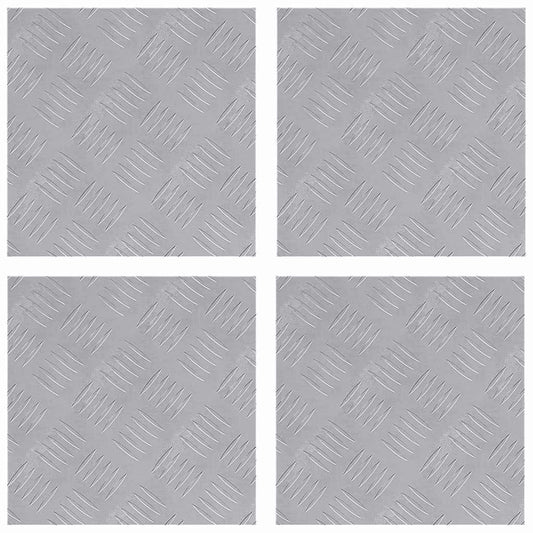 Rautenscheiben 4 pcs Silber 30 x 30 cm Aluminium