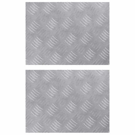 Rautenscheiben 2 pcs Silber 40 x 30 cm Aluminium