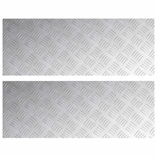 Rautenscheiben 2 pcs Silber 80 x 30 cm Aluminium