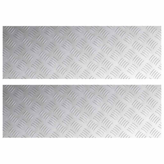 Rautenscheiben 2 pcs Silber 90 x 30 cm Aluminium