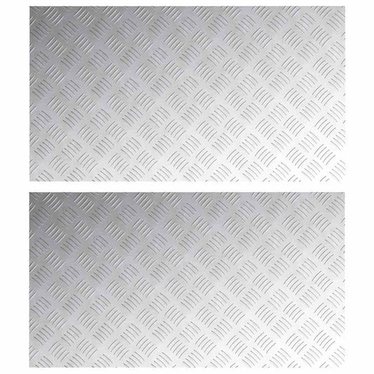 Rautenscheiben 2 pcs Silber 90 x 50 cm Aluminium