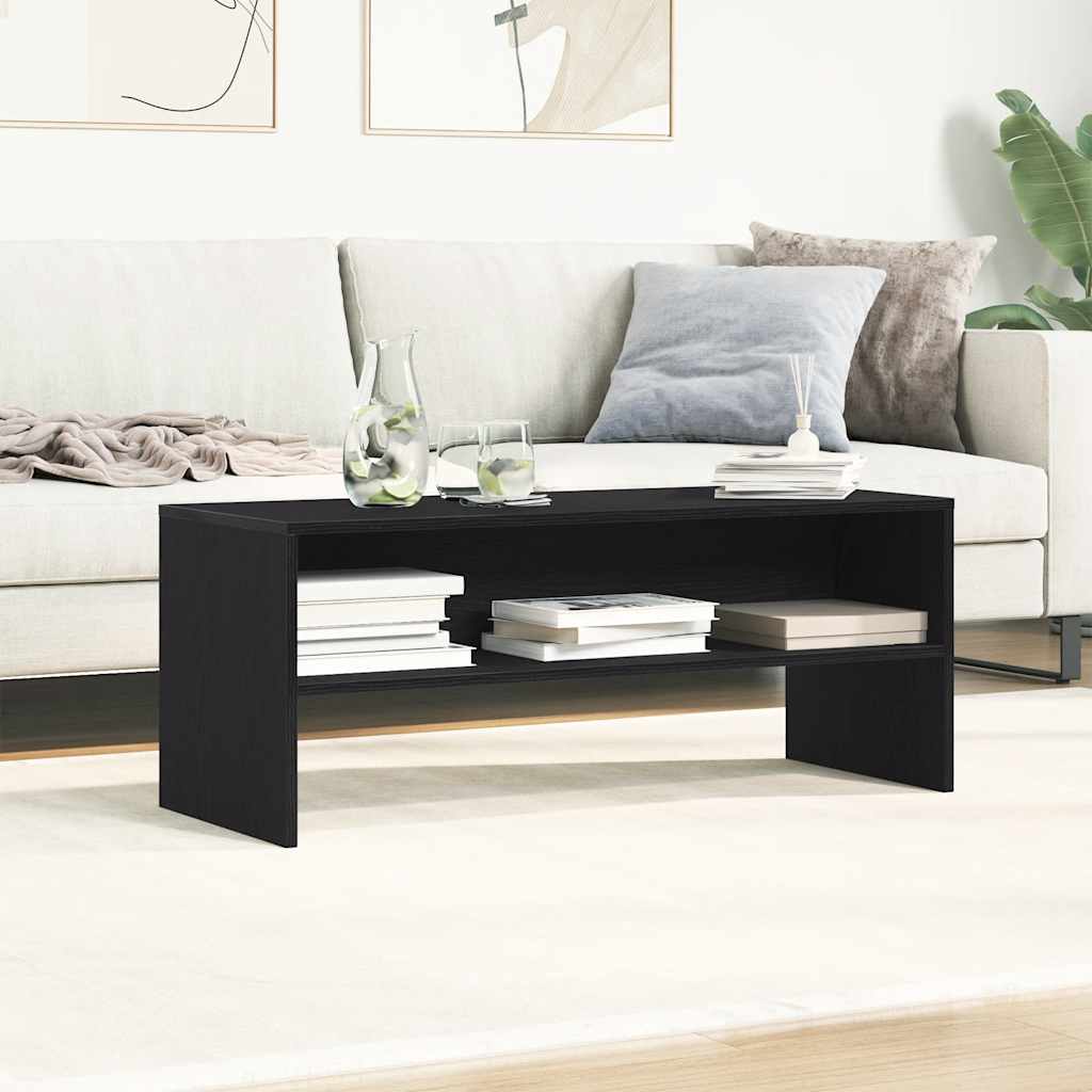 TV-skab Sort Eg Look 100x40x40 cm Træ Materiale