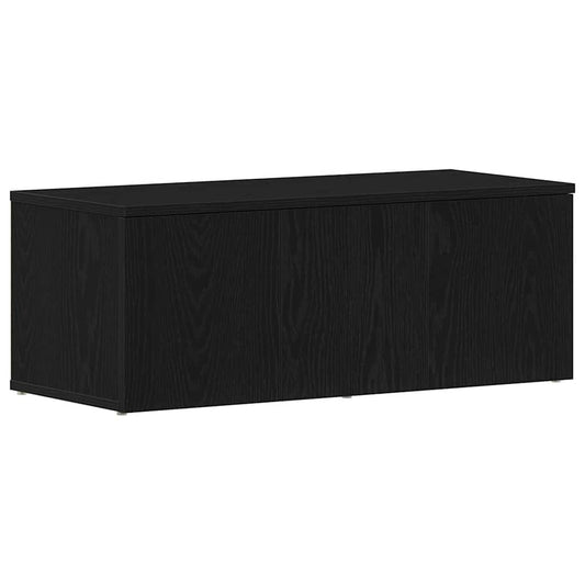 TV-Schränk Schwarz Eichen-Optik 80x34x30 cm Holzwerkstoff