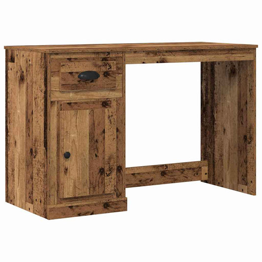 Schreibtisch mit Tür Altholz 50 x 115 x 75 cm Holzwerkstoff