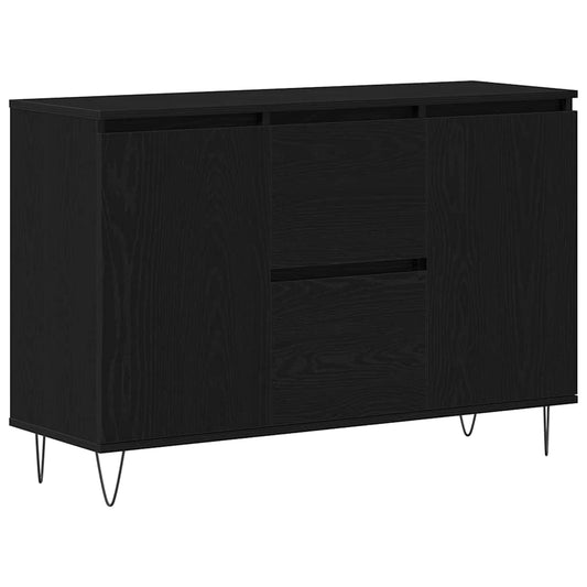 Sideboard Schwarze Eiche 101,5 x 35 x 70 cm Holzwerkstoff
