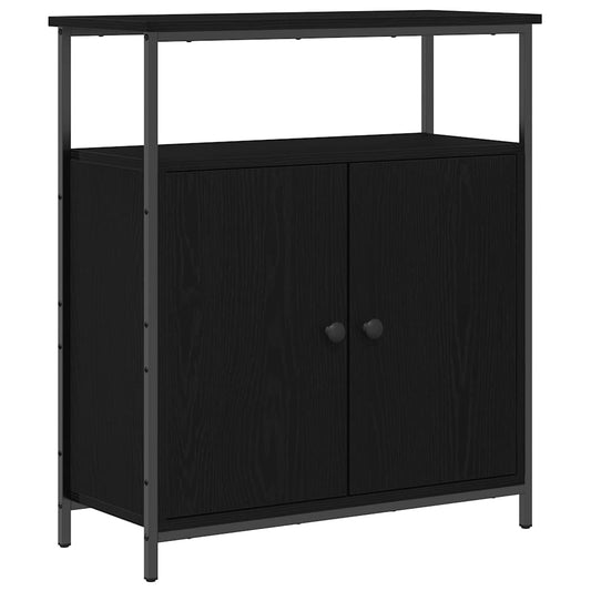 Sideboard Schwarze Eiche 70 x 30 x 80 cm Holzwerkstoff