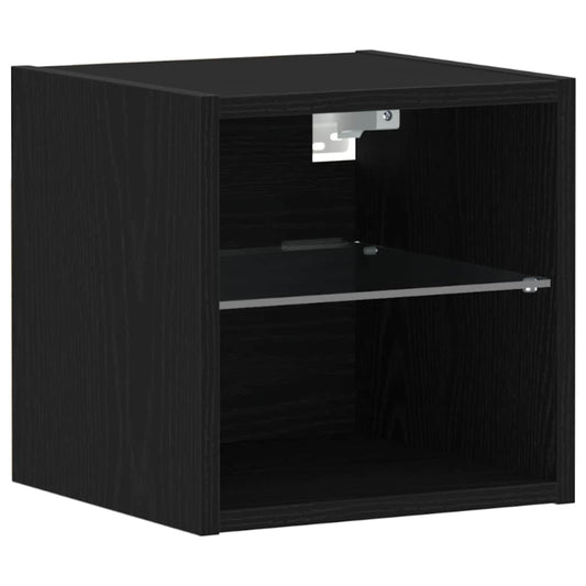 TV-Schrankset Schwarz 30 x 28,5 x 30 cm Holzwerkstoff