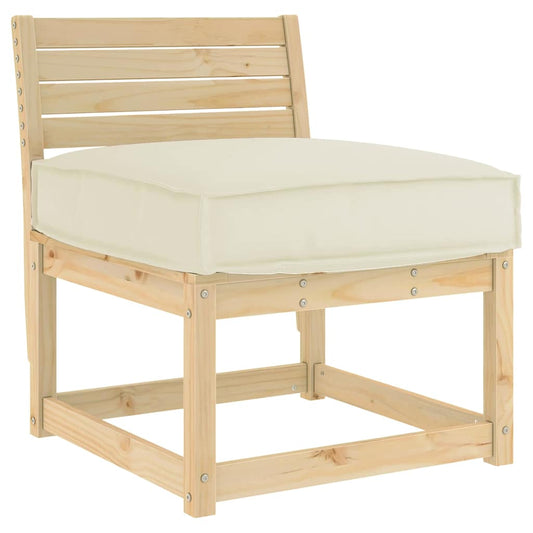 Palettkissen für geeigneten Sitz Creme 60 x 60 x 12 cm