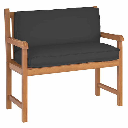 Palettenkissen für Rückenlehne Schwarz 120 x 40 x 12 cm