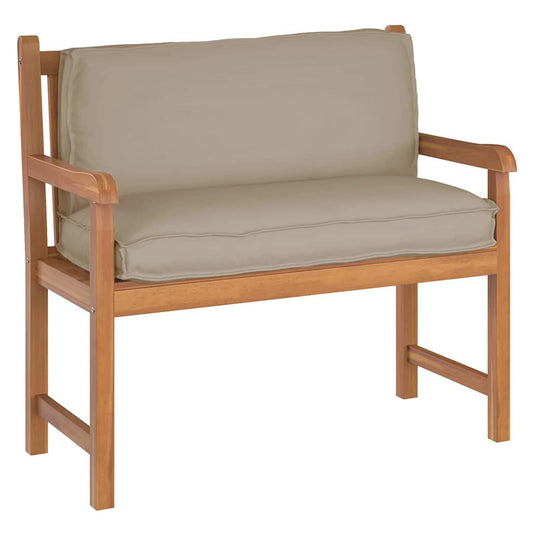 Palettenkissen für Rückenlehne Taupe 120 x 40 x 12 cm