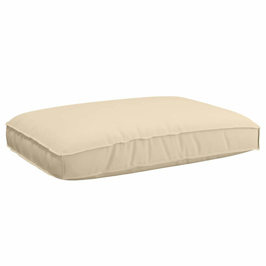 Palettenkissen für geeigneten Sitz Beige 120 x 80 x 12 cm