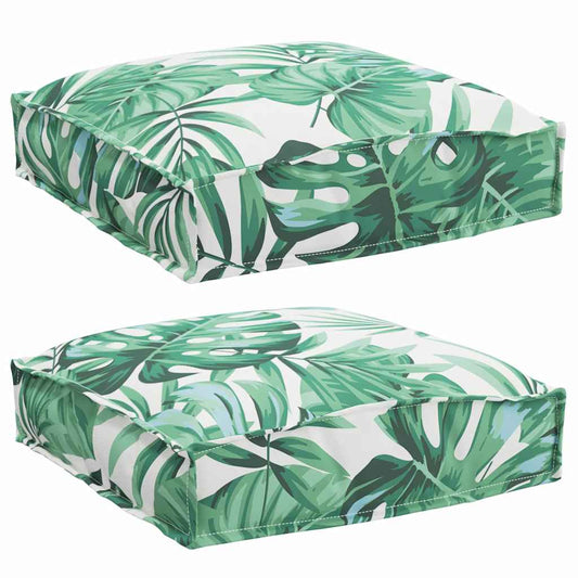 Palettkissen für geeigneten Sitz Floral 2 pcs Blattmuster
