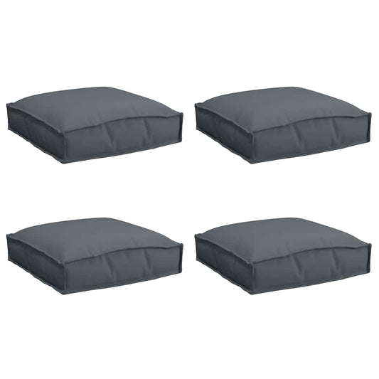 Palettenkissen für Sitzfläche 4 pcs Anthrazit 40 x 40 x 8 cm